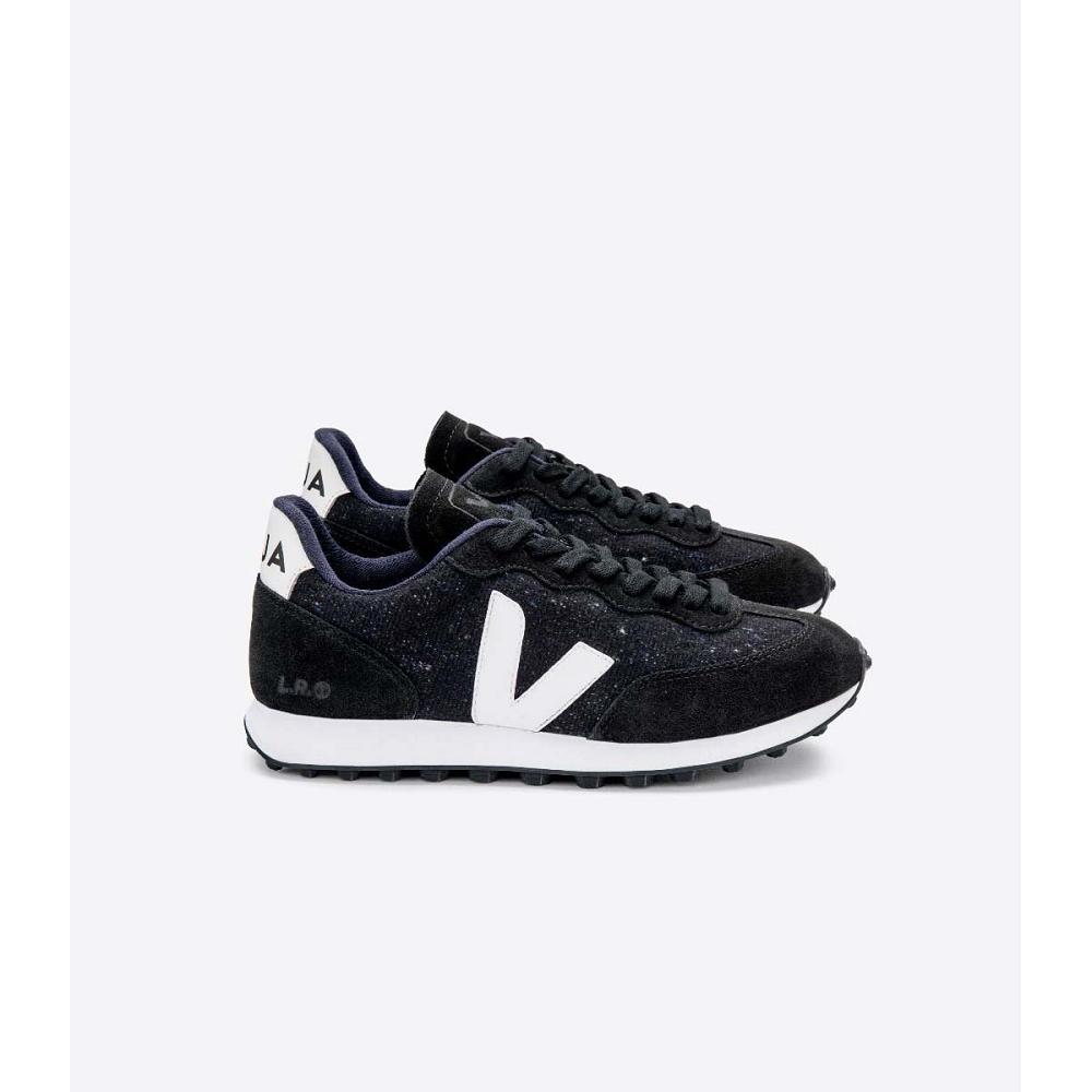 Veja RIO BRANCO FLANNEL Løpesko Herre White/Black | NO 168QMA